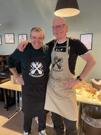 Jyrki Tarvonen och Sami Garam.